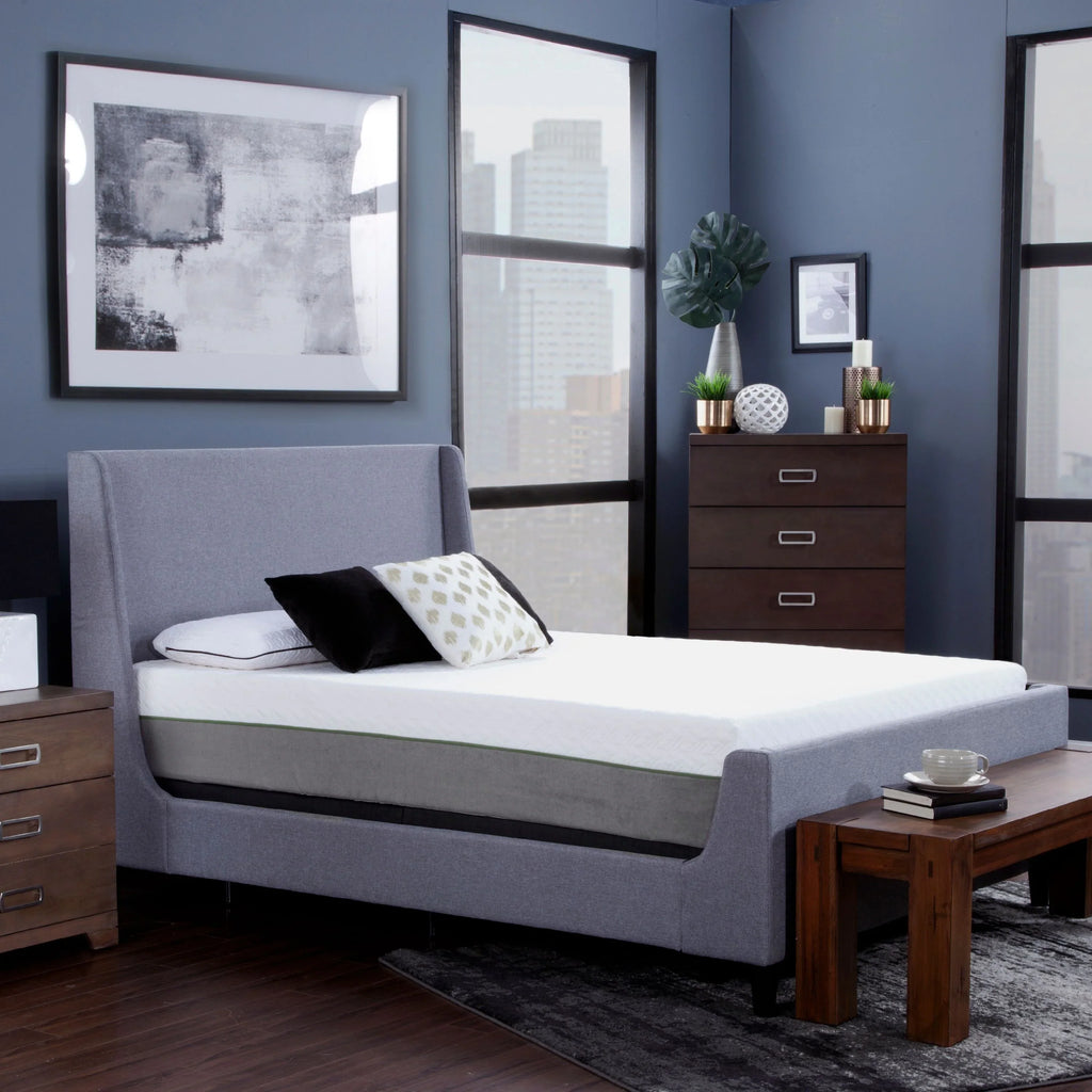 Blissful Nights 12” Copper Infused Memory Foam Mattress, Queen