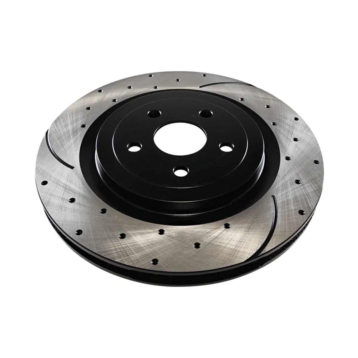 AutoShack Front Drilled Slotted Brake Rotors Black Set of 2 Driver and Passenger Side Replacement for 2012 2013 2014 Chrysler 200 2008-2009 Dodge Caliber 2012-2014 Avenger 2.4L 3.6L V6  PR63060LR