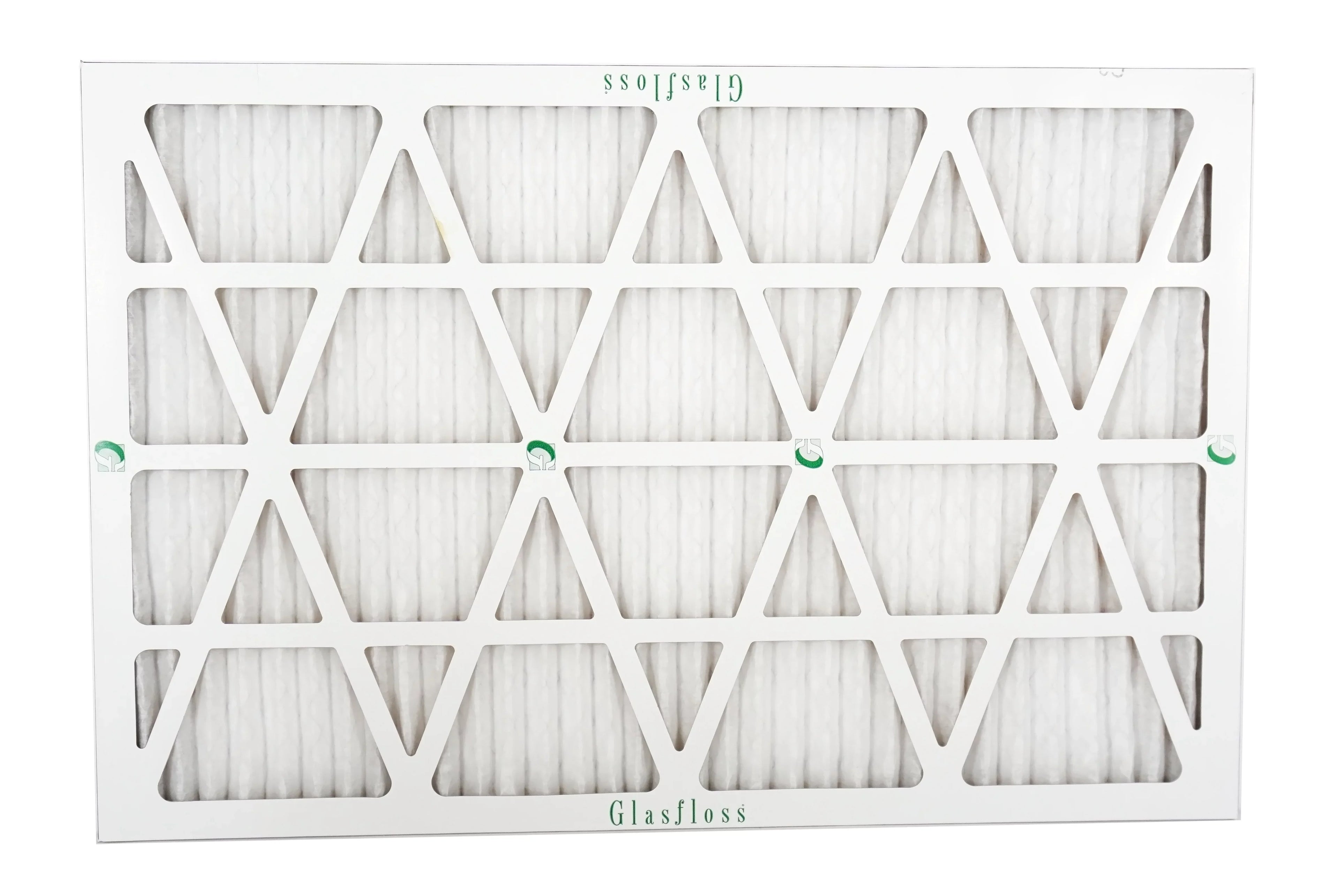 Glasfloss 16x24x1 -  10 -Qty:12 - Furnace Air Filter - Made in  (Actual Size: 15.5 x 23.5x7/8 inch)