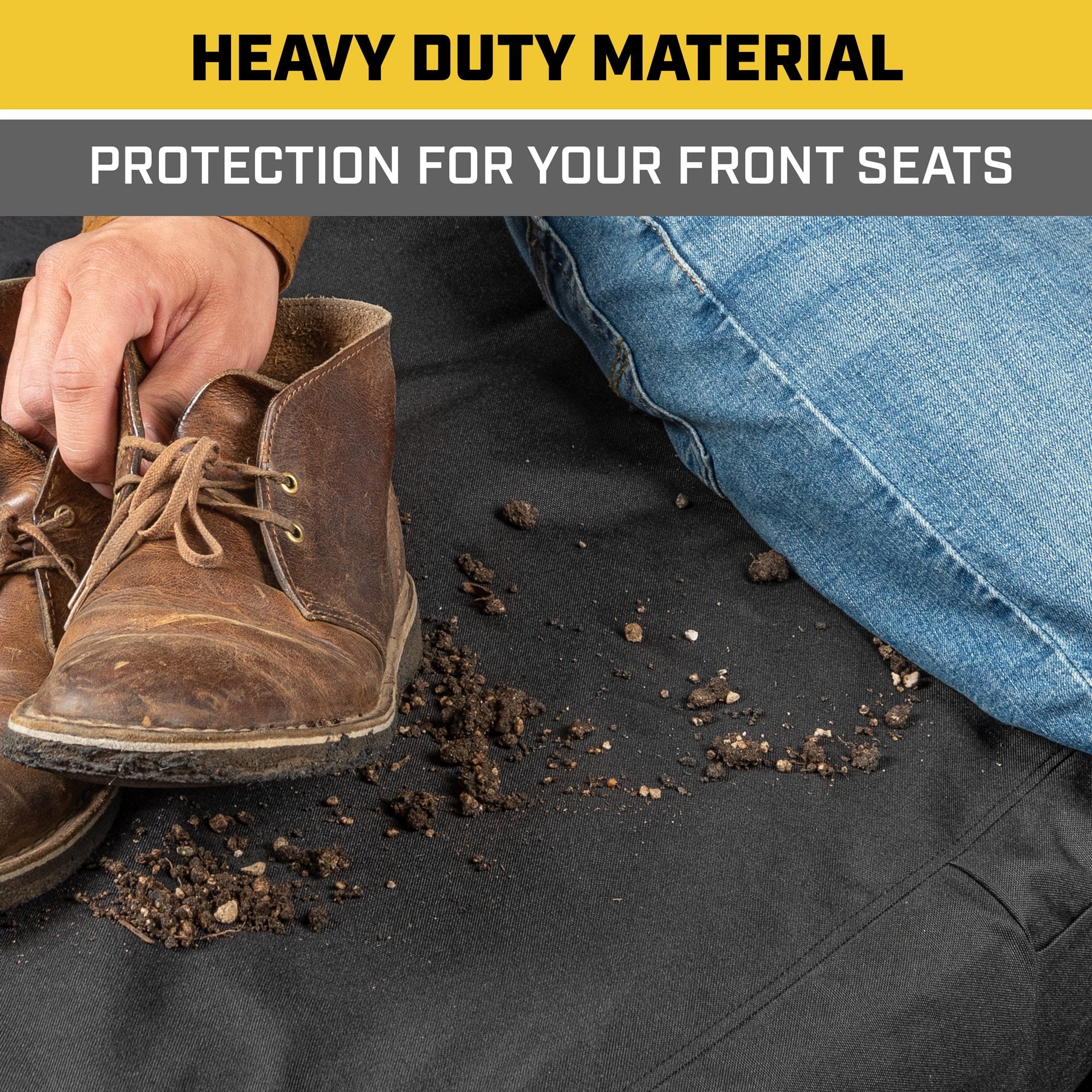 Caterpillar Custom Fit Front Bench Seat Cover for Ford F250/F350/F450/F550 (1999-2007)