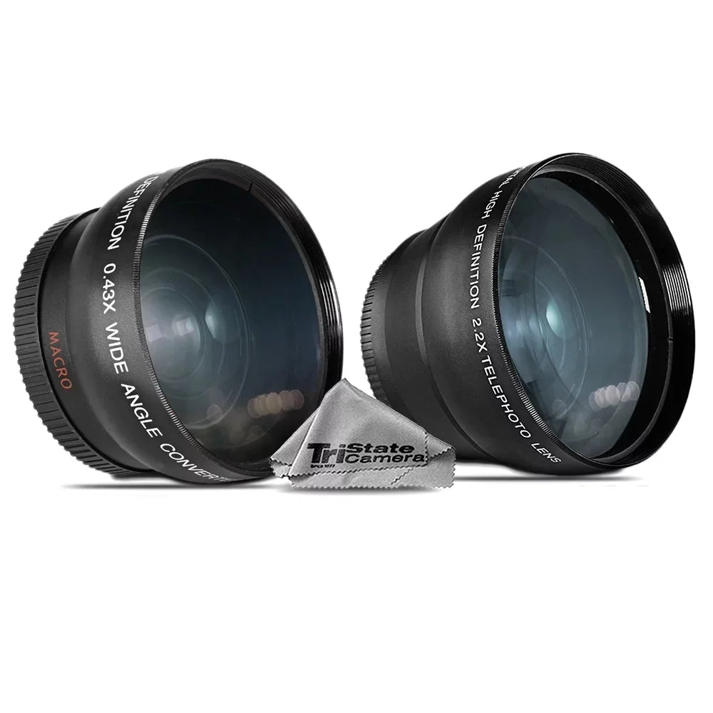Olympus M.Zuiko Digital  12-200mm f/3.5-6.3 Lens - 3 Lens Kit + Tripod + Backpack - 64GB Accessory Bundle