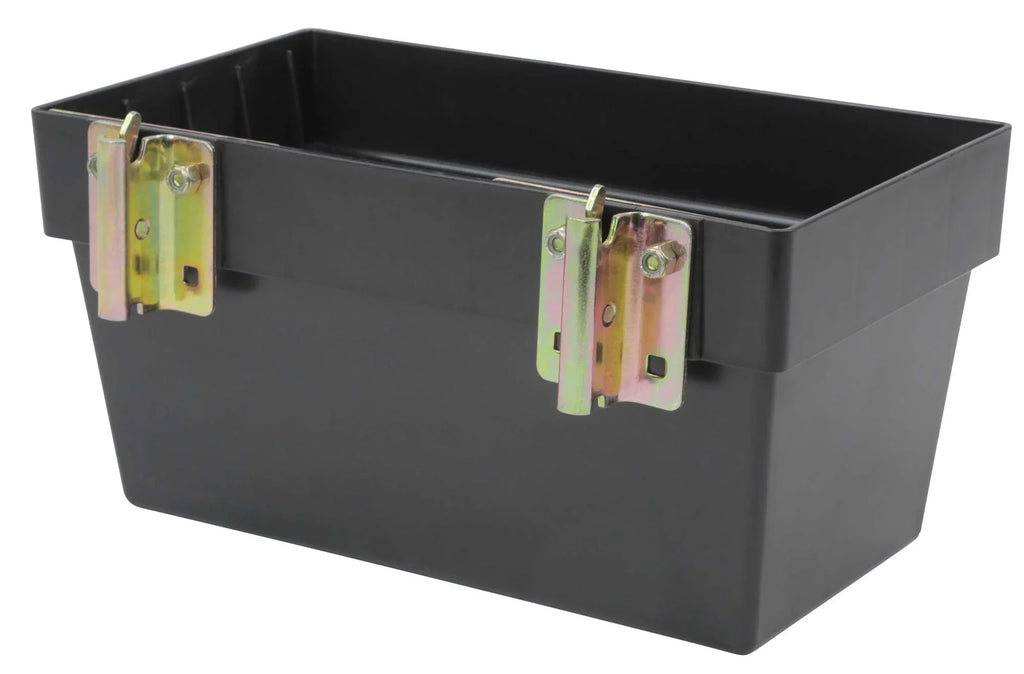 (4 Pack) Heavy Duty E-Track Storage Bin for E-Track Systems - Large E-Track Basket Organizer for Trucks, Enclosed Trailer, Garage, Vehicles - E-Track Accessories for Enclosed Trailer