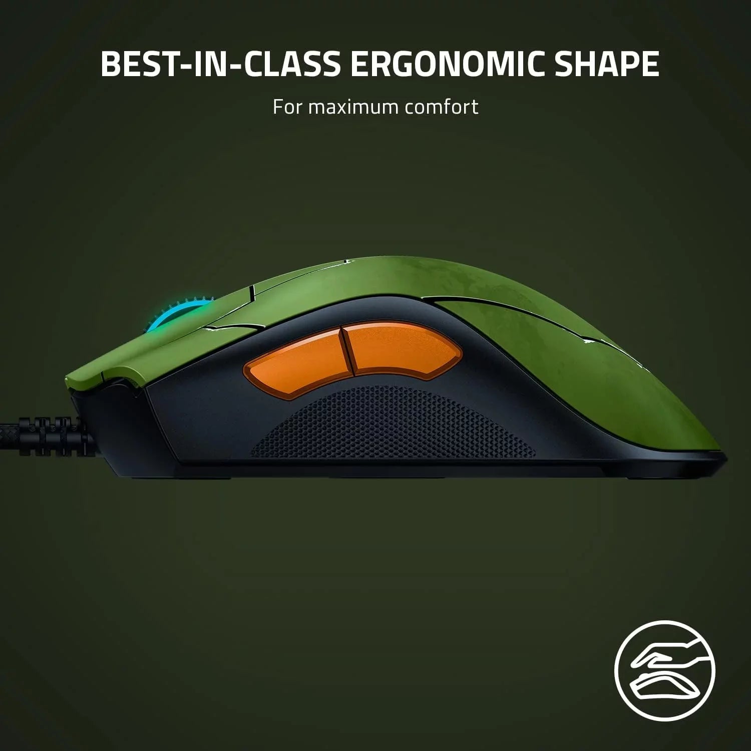 Razer DeathAdder V2 Gaming Mouse Halo Infinite Edition Certified Refurbished