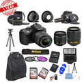 Nikon D5300 24.2   Camera ||18-55mm  Lens Kit||55-200mm  Zoom Lens ||Bundle