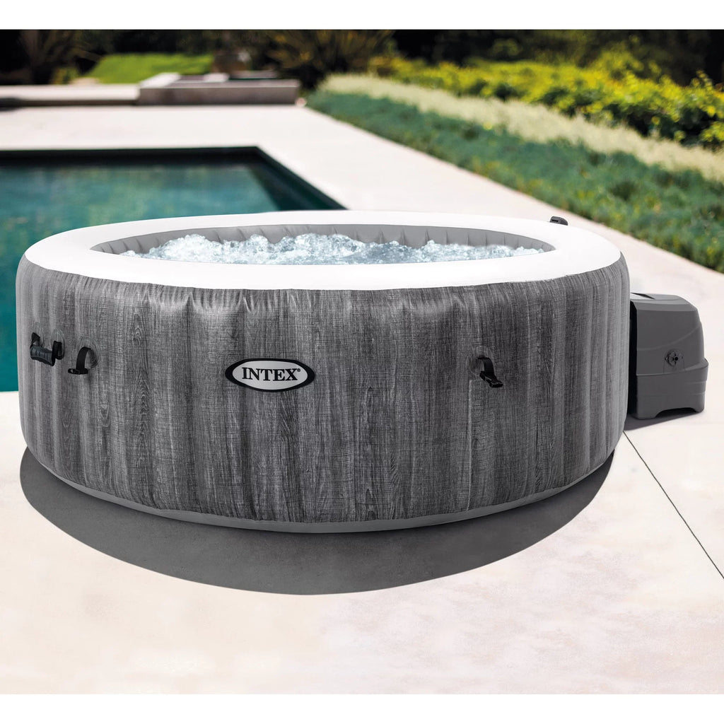 Intex PureSpa Plus Inflatable Bubble Jet Spa & Replacement Filters (8 Pack)