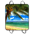 Beach Palm tree Pet Car Seat Cover Dog Car Seat Mat Hammock Cargo Mat Trunk Mat For Cars Trucks and  54x60 inches