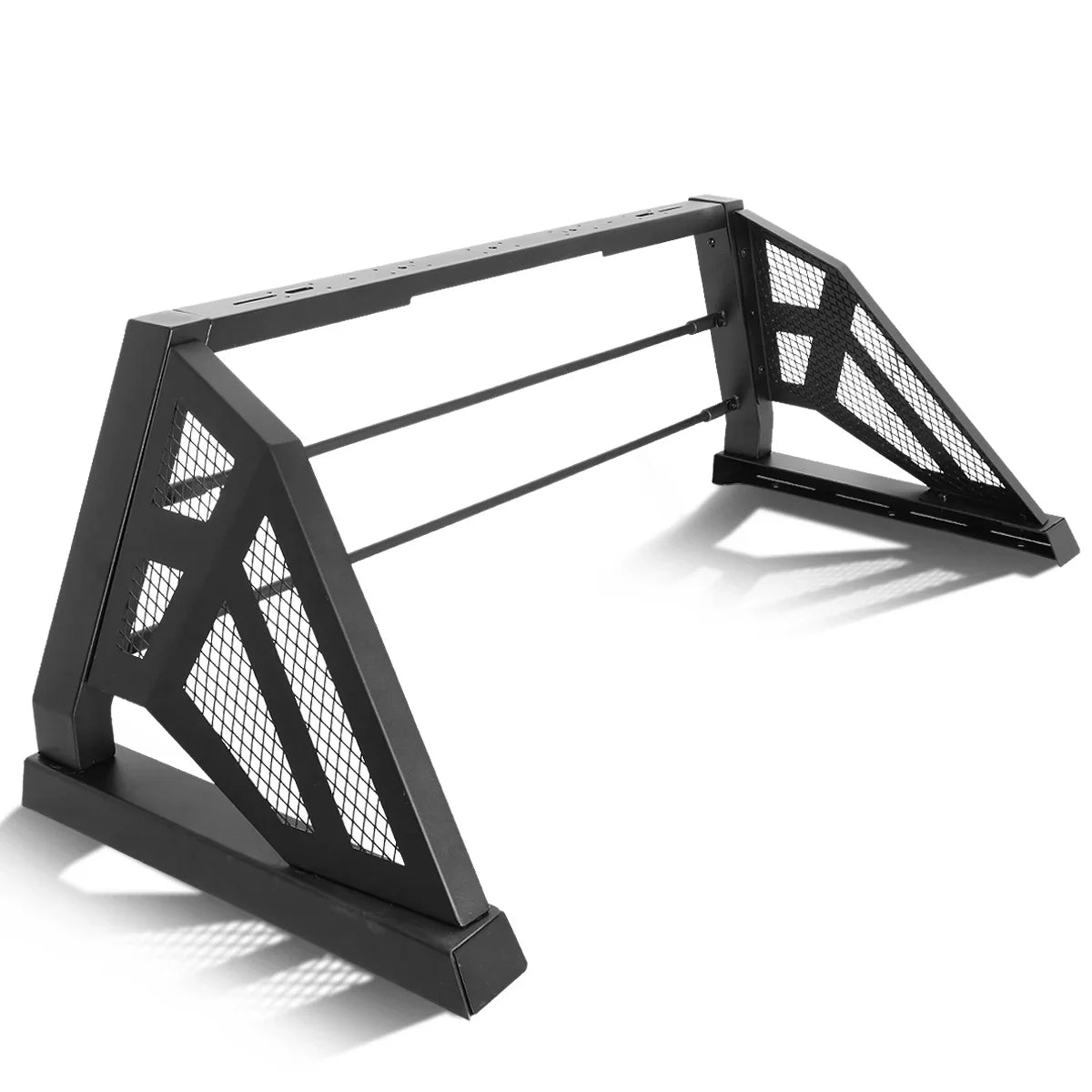 Motoring -004 For 2007 to 2018 Toyota Tundra Styleside Truck Bed Heavy Duty Aluminum Mesh Chase Rack Roll Bar Assembly 08 09 10 11 12 13 14 15 16 17