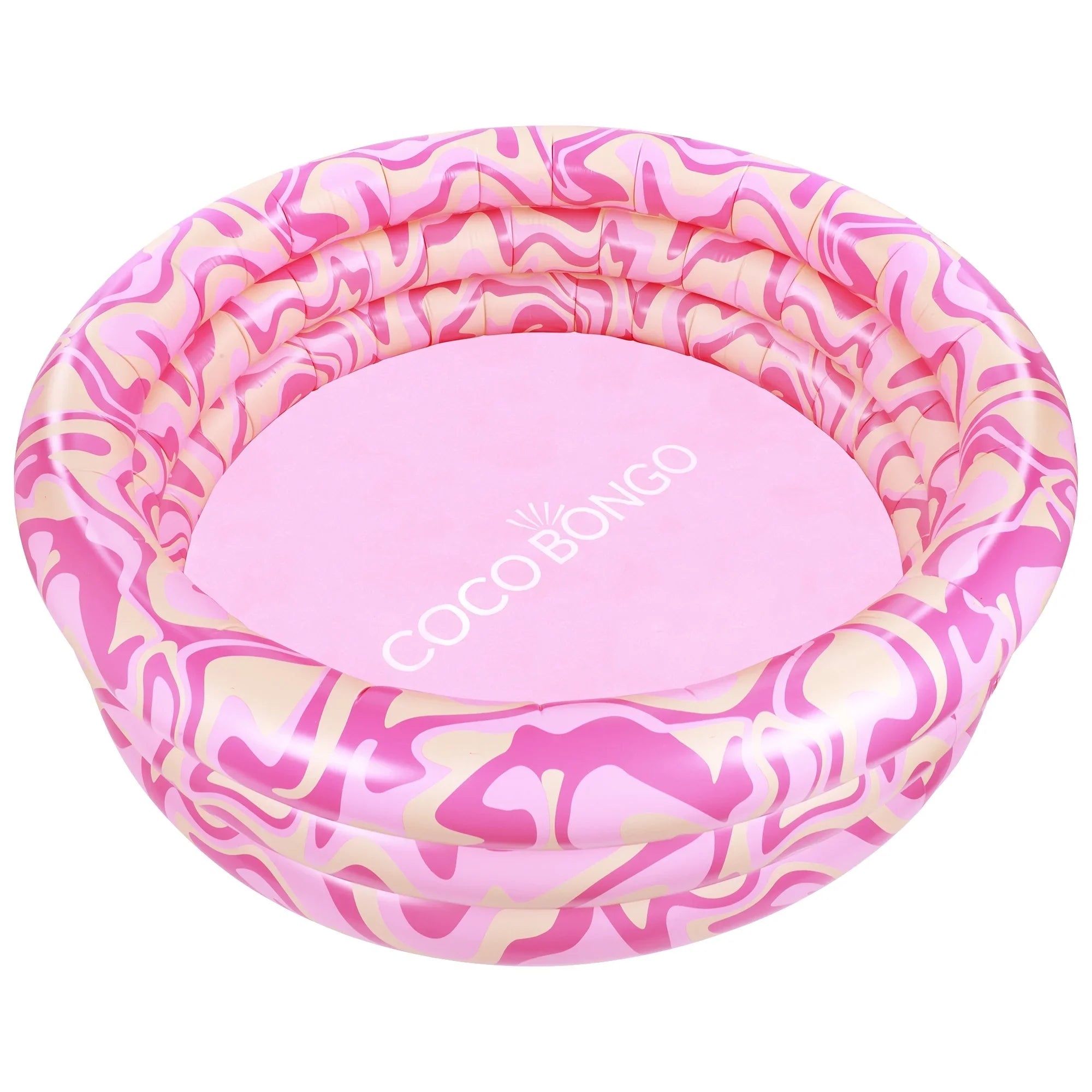 Cocobongo Totally Twisted 3 Ring Inflatable Pool