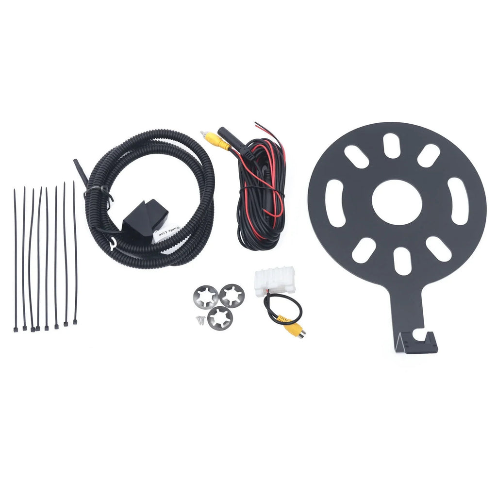 Rear View Backup Camera Kit for Jeep Wrangler  2007-2018 w/ Spare Tire Bracket