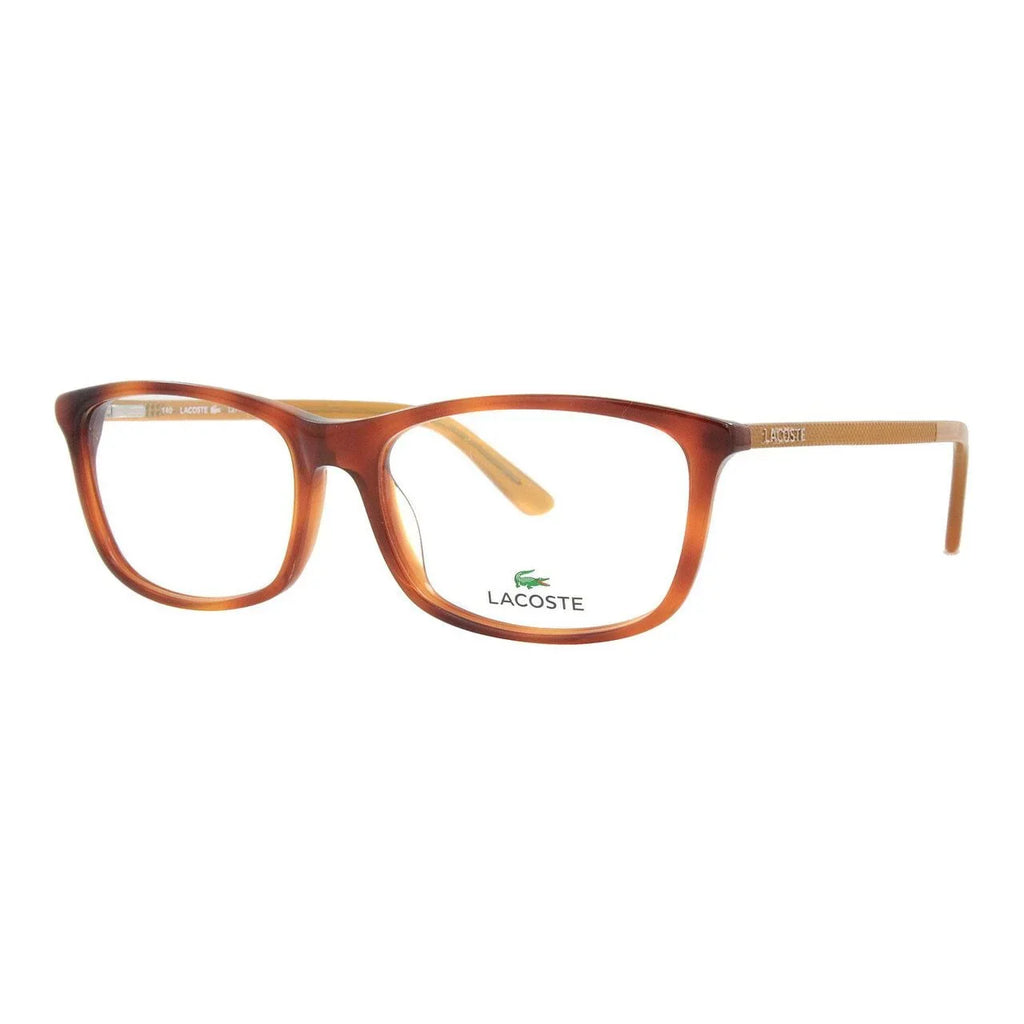 Lacoste L2711-218 Light Havana Square Unisex Acetate Eyeglasses