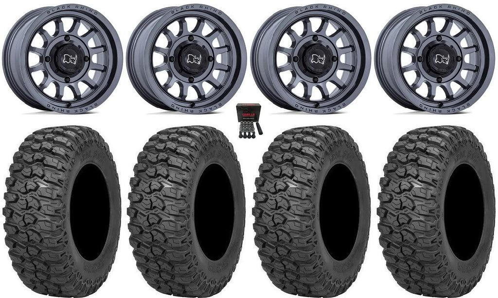 Black Rhino Rapid 14" Wheels Gm 30" Trail Saw 2.0 Tires Sportsman  Ranger