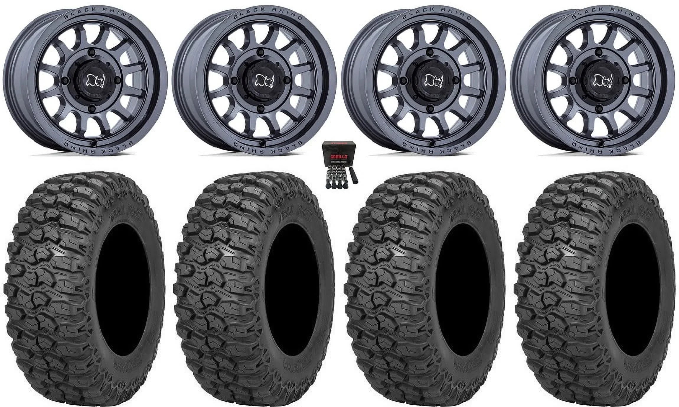 Black Rhino Rapid 14" Wheels Gm 30" Trail Saw 2.0 Tires Sportsman  Ranger