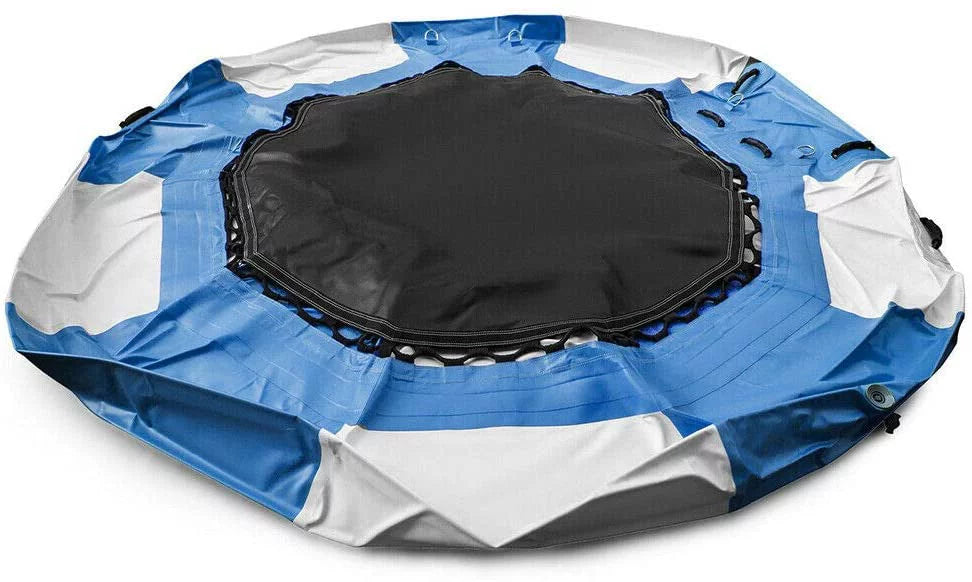 Miumaeov 17Ft Inflatable Water Trampoline Bouncer Jump Float Swimming Pool Beach Ring Platform Jump Floated 400kg/ 880lb