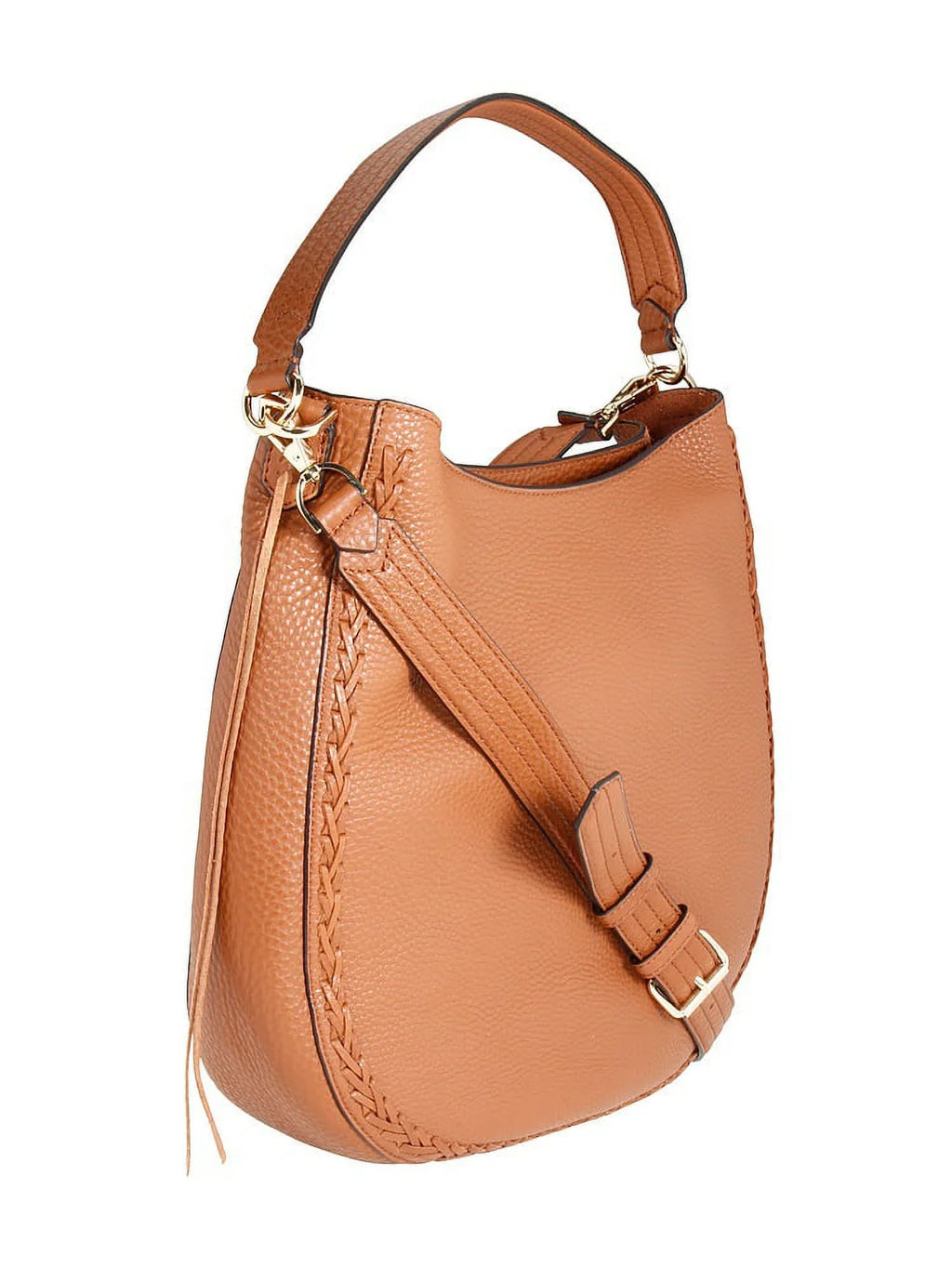Rebecca Minkoff Unlined Ladies Large Almond Leather Hobo Handbag HSP7IUWH32