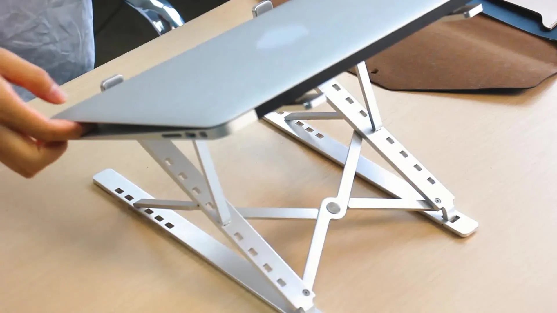 Laptop Stand Adjustable Laptop Riser Ergonomic Laptop Tray for Tablet & Laptop (10inch - 15.6inch) for iPad, for MacBook Pro/Air, Surface Laptop, Samsung,  Notebook