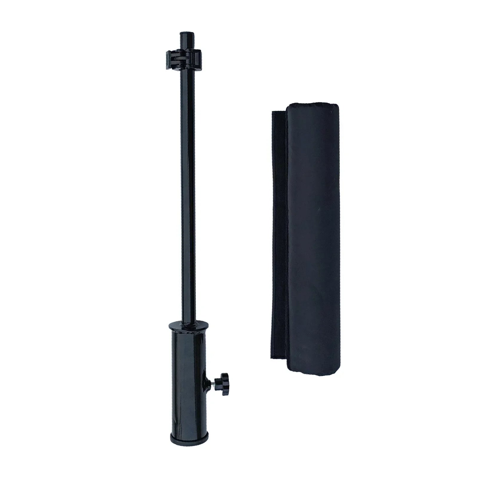 Fitness Barbell Deadlift Training Handle Attachment Exercise for 2 inch Bar Landmine Attachment for Weight Lifting Triceps Biceps Accs Bar with cover