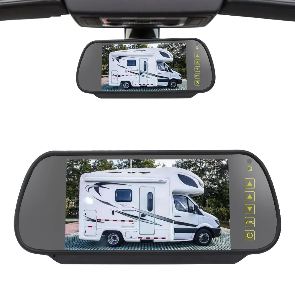 Dazzduo Brake Light Backup Camera, 7 in for Parking  Camera N Backup Vans Crafter Light Sprinter Fesjoy 7 Sazoley with Monitor Brake 7 Mercedes-Benz  7 Compatible , 7  Dabey Mercedes-