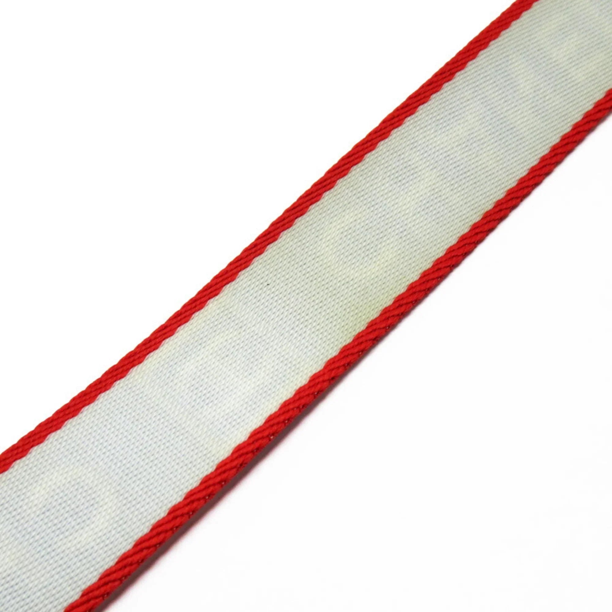 Pre-Owned Chanel  neck strap white x blue red silver nylon canvas metal material (Good)
