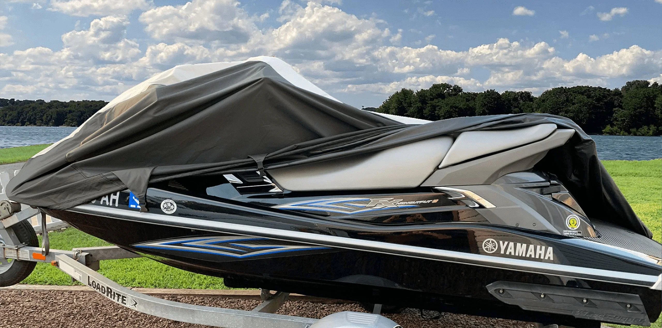 '-  600D   Cover Compatible for Yamaha Wave Raider 760 1996 2 Seater