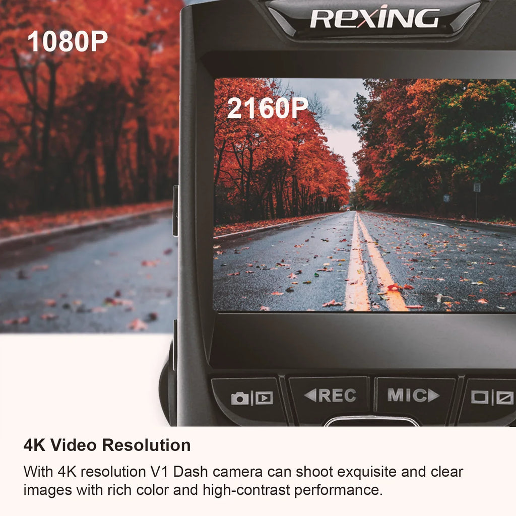 Rexing V1-4K Ultra  Car Dash Cam