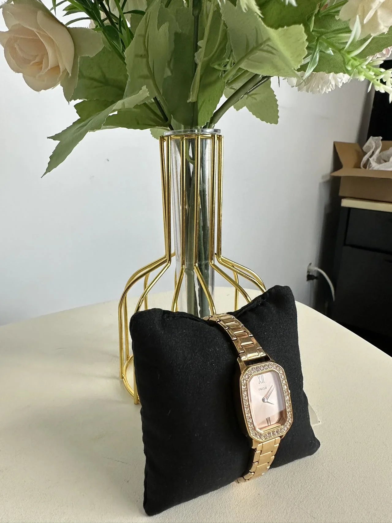 Fossil BQ3670 Rilynn Two-Hand Rose Gold-Tone Stainless Steel Watch