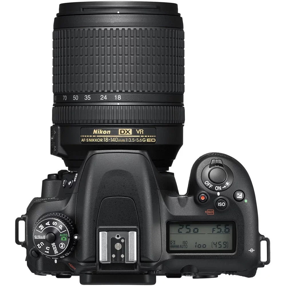 Nikon D7500 20.9MP  Digital Camera with 18-140mm  Lens (1582) Bundle with SanDisk 64GB  Card + Camera Bag + Filter Kit + Spare Battery + Telephoto Lens