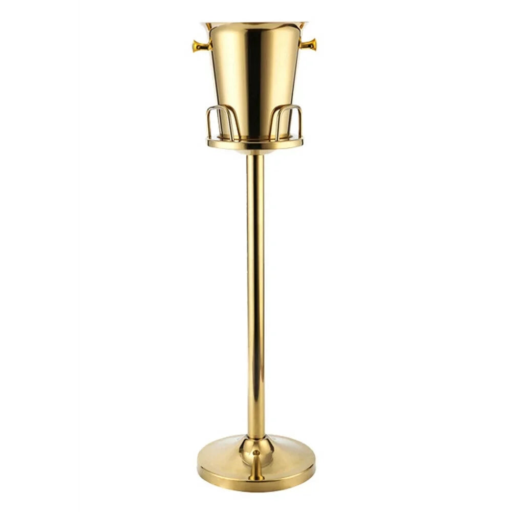 Champagne Bucket Ice Bucket Vasque Holder Titanium Gold Ice Bucket for Party Bar Hotel Home