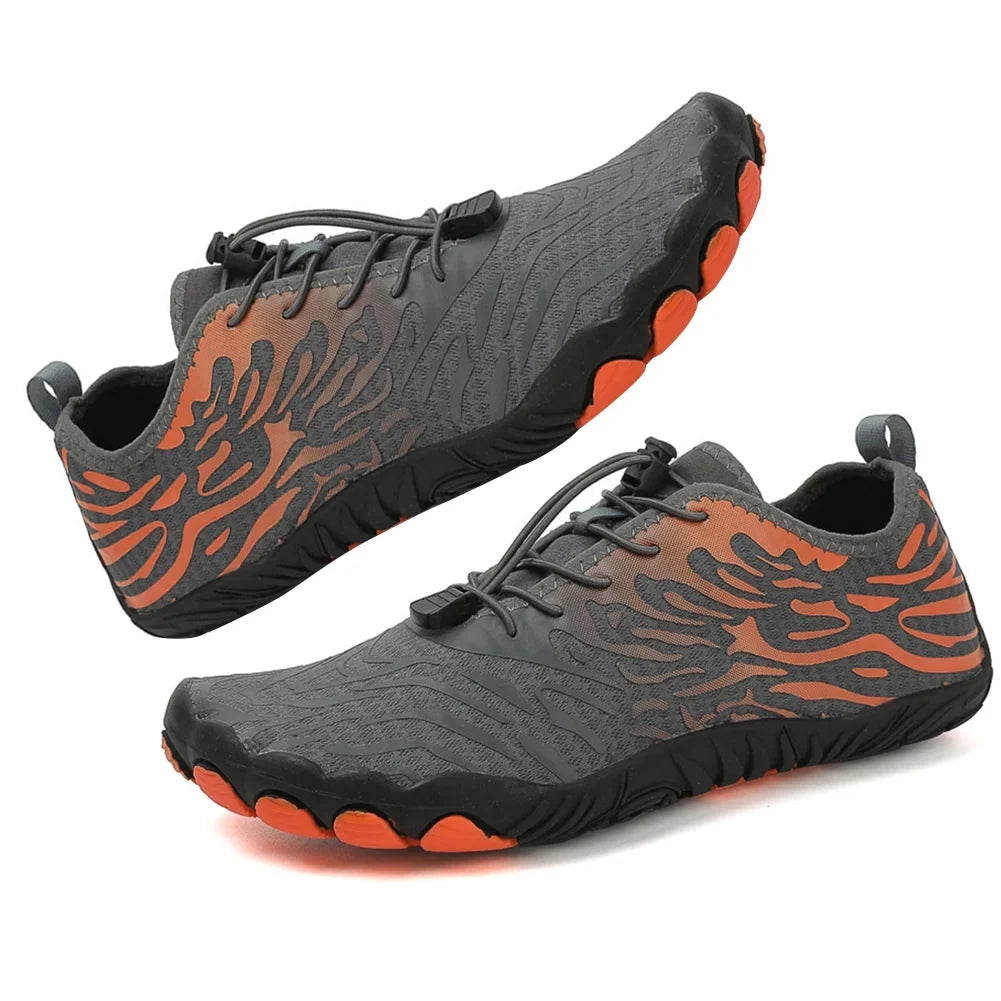 SunyaMood Wading Shoes Barefoot Diving Shoes Anti Slip for Water Activities (Grey 40)
