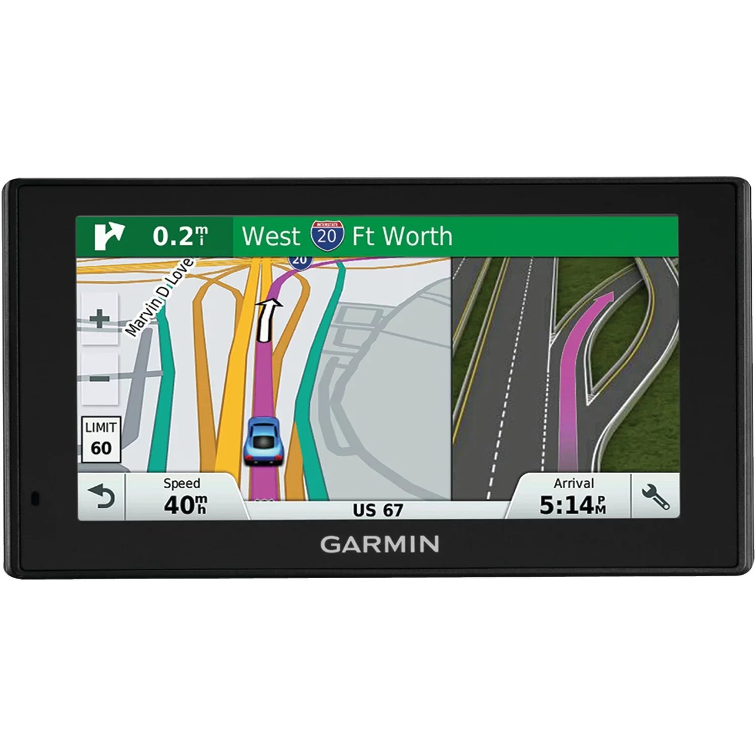 Garmin 010-01540-01 Drivesmart 60lmt 6" Gps Navigator With Bluetooth & Free Lifetime Maps & Traffic Updates