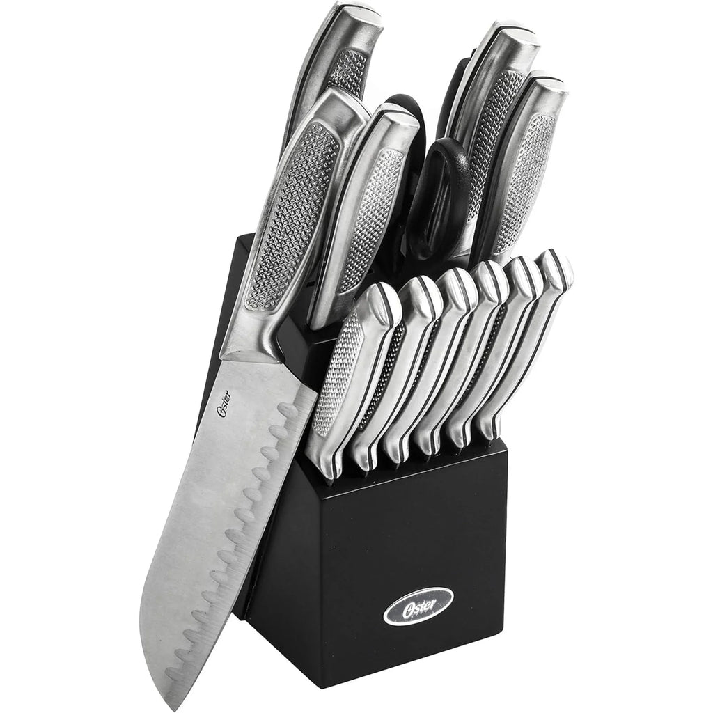 Oster Edgefield 14 pc Cutlery Set - Stainless Steel - 1.8/1.5 mm