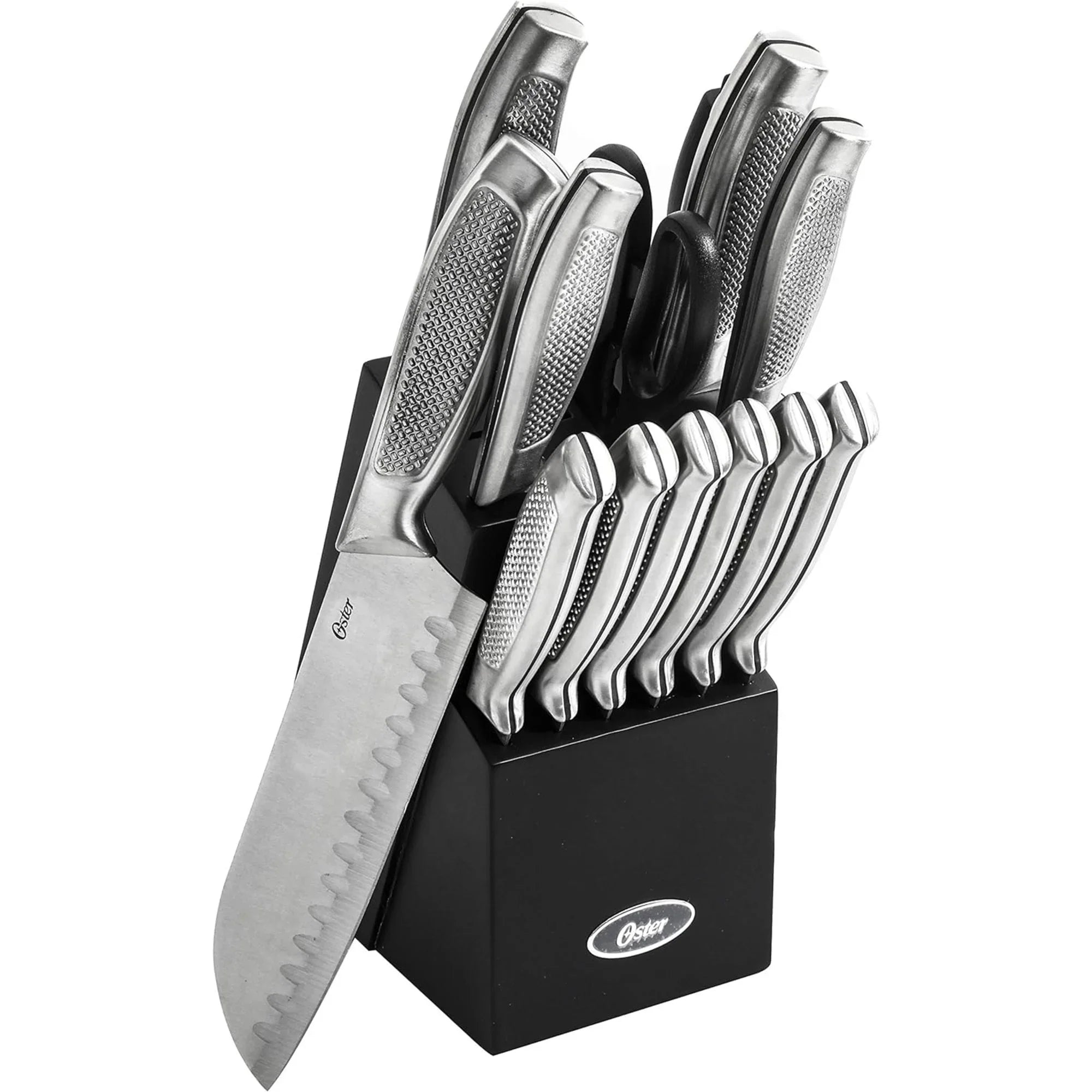 Oster Edgefield 14 pc Cutlery Set - Stainless Steel - 1.8/1.5 mm
