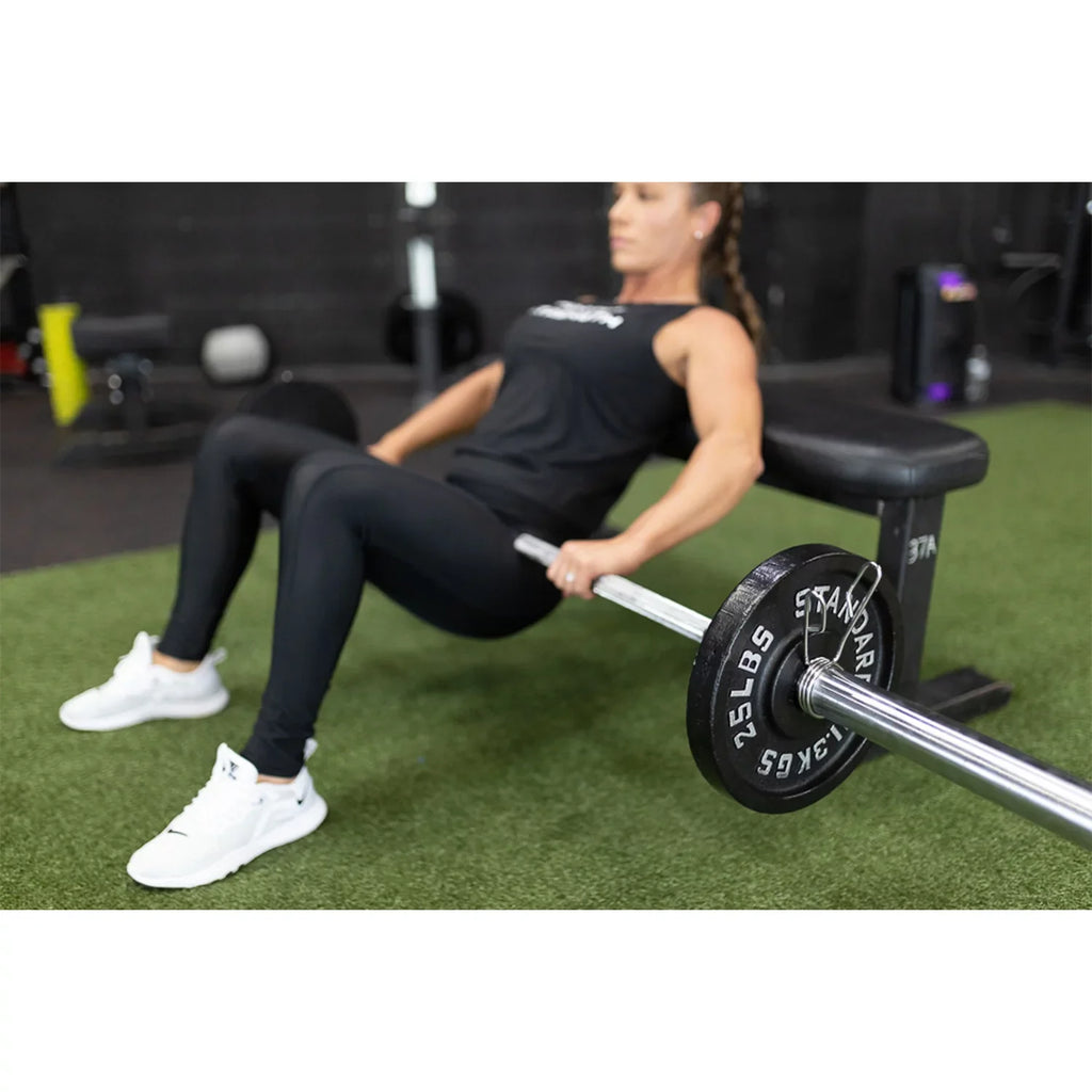 McCarty Fitness Supply Fortek 300 Lb Olympic Weight Plate Set and Barbell