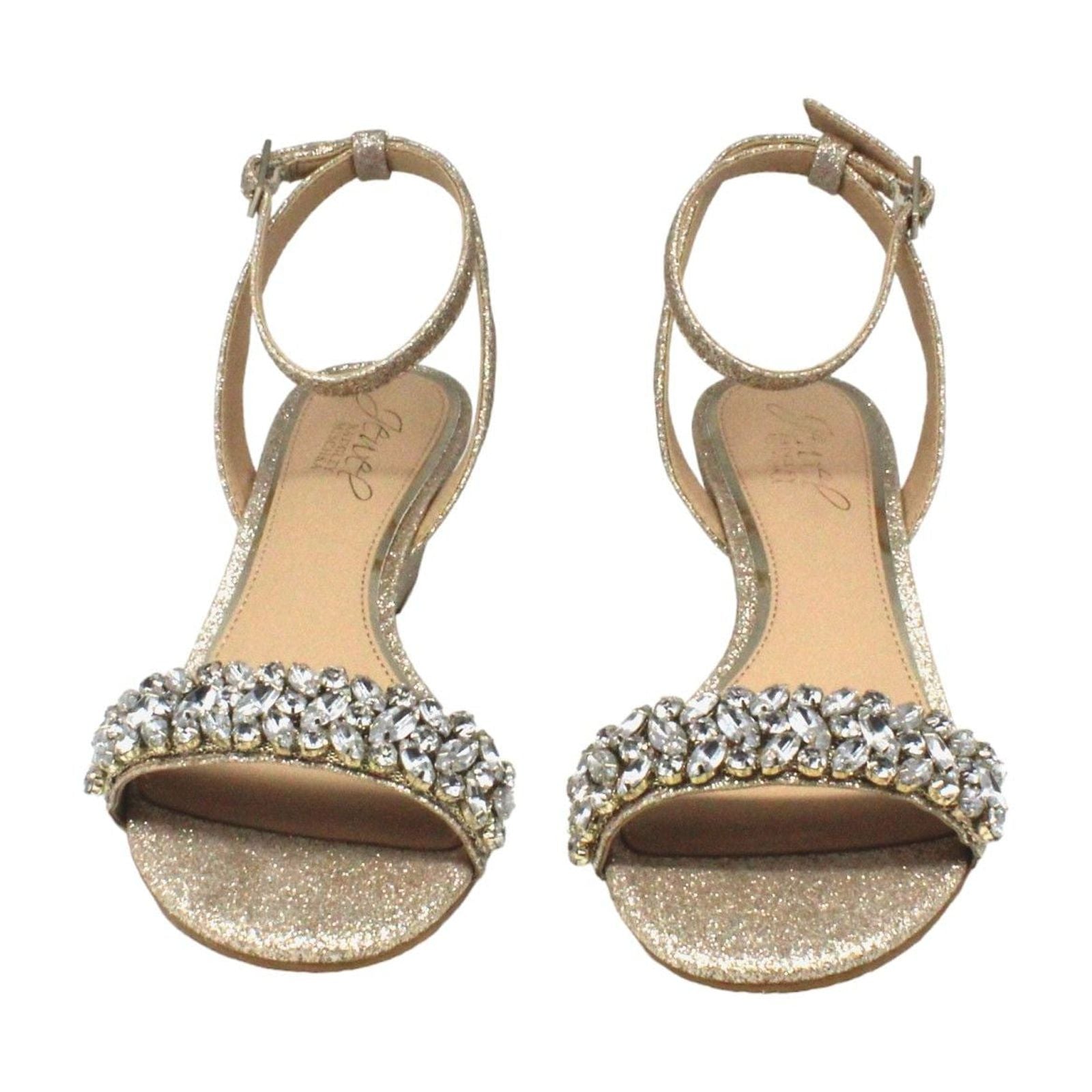 Jewel Badgley Mischka Bellevue Evening Wedge(Size 6 )