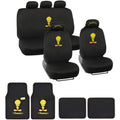 Looney Tunes Tweety Bird Car Seat Covers with Floor Mats Full Set - Holiday Car Auto Accessories Gift Set