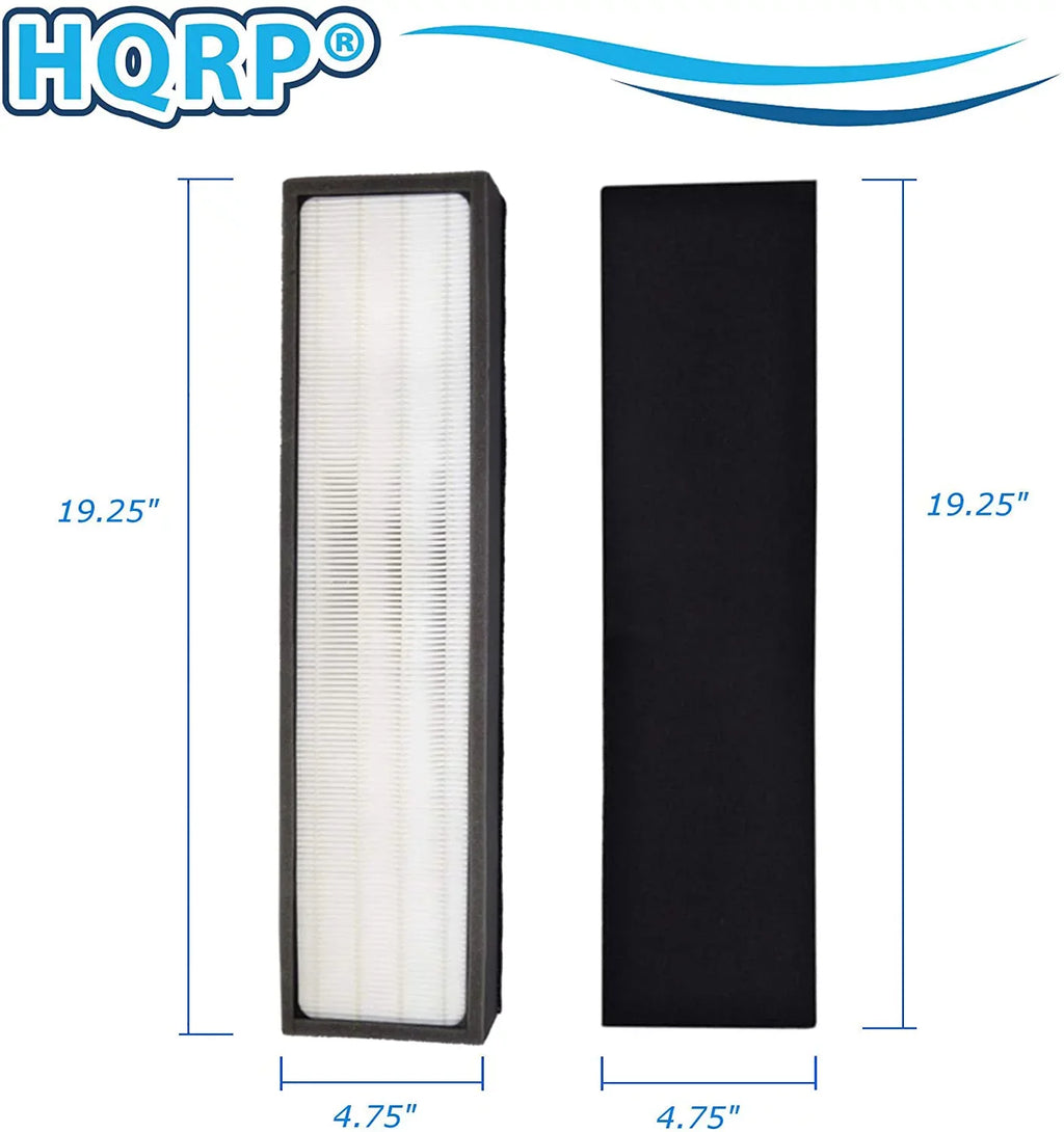 Filter Kit for Lowe's 560976 -E-4 FLT5000; Idylis 3-Speed 193-sq ft / --125 Air Purifier  , 2pcs Cartridge Filters & 4pcs Carbon Pre-Filters (Reserve)