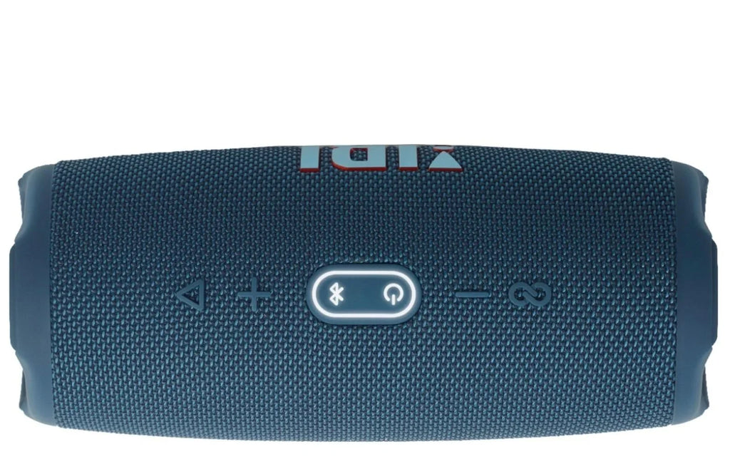 Charge 5 Bluetooth Speaker, IP67 Waterproof Bundle with Deluxe  Hardshell Protective Case (Blue)
