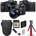 Sony Cyber-shot -RX10  Digital Camera + Spider Tripod + Case - 32GB Kit