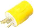 Furrion F3030AD- Power Cord Adapter Plug, 30A Female To 30A Male, Yellow