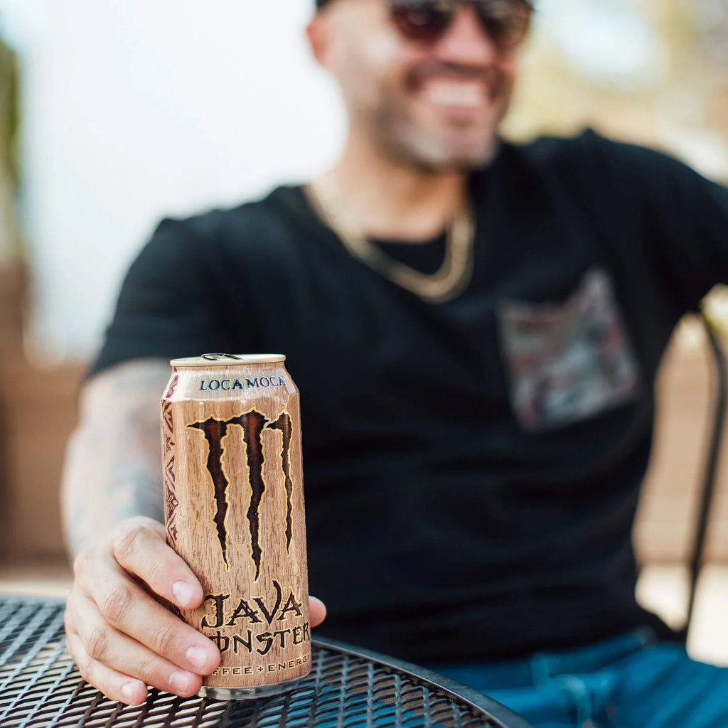 java monster loca moca, coffee + energy drink, 15 ounce (pack of 12)