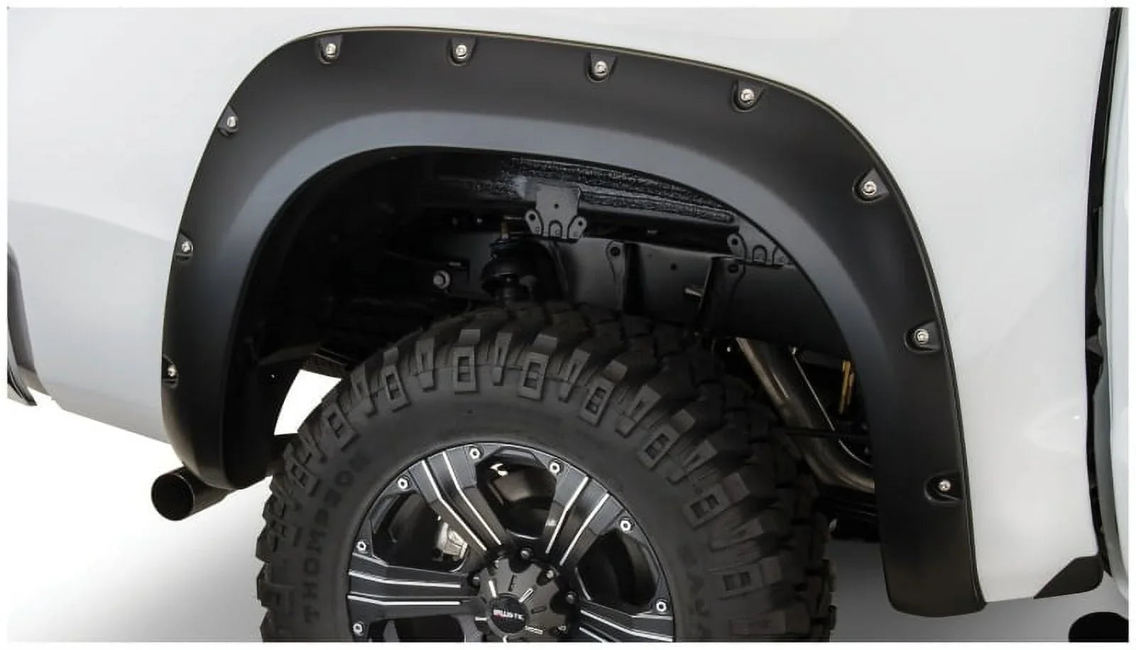 Bushwacker by RealTruck 07-13 Toyota Tundra Fleetside Pocket Style Flares 2pc 66.7/78.7/97.6in Bed - Black Compatible with select: 2010 ,2013 Toyota Tundra Crewmax SR5
