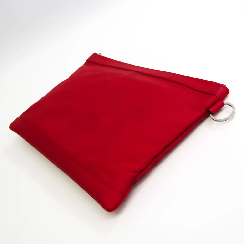Pre-Owned Balenciaga 273022 Women's Leather Clutch Bag Red Color (Good)