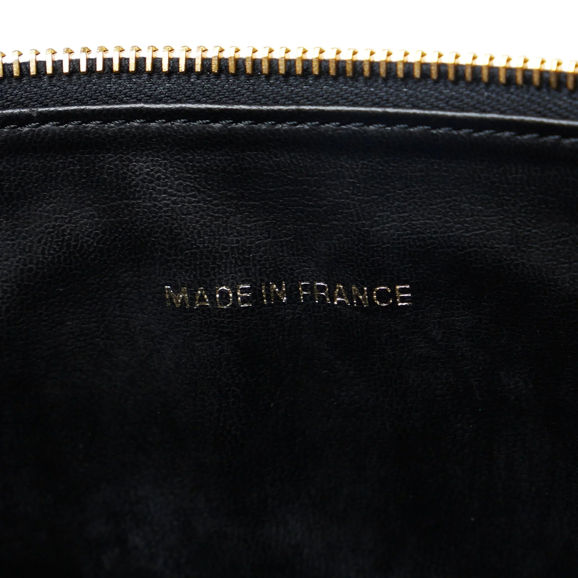 Pre-Owned Authenticated Chanel  Caviar Vanity Bag Leather Black Unisex (Good)