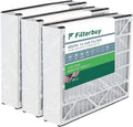 Filterbuy 16x25x5  13 Pleated   Furnace Air Filters for Trion Air Bear 255649-105 (3-Pack)