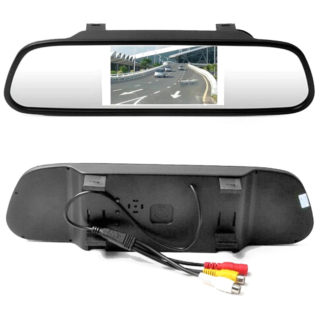Mad Hornets 4.3" Mirror Car Monitor     Night Vision Parking Assist 4.3inch