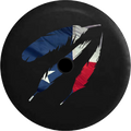 2018 2019 Wrangler  Backup Camera Native American Feathers Waving Flag Spare Tire Cover for Jeep  33 Inch